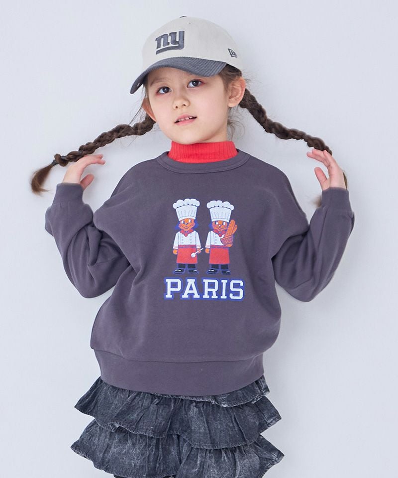 裏毛シティプリントトレーナー ｜ トップス ｜ 子供服のセレクト