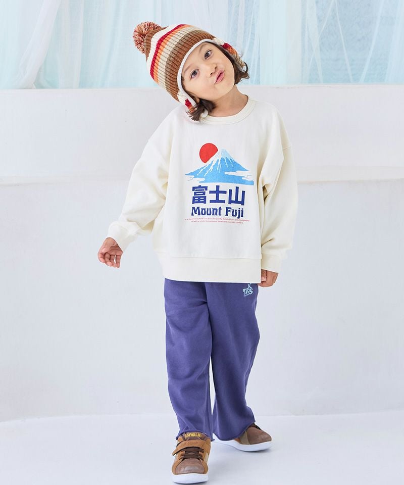 ビッグシルエットジャパニーズプリントトレーナー ｜ トップス ｜ 子供