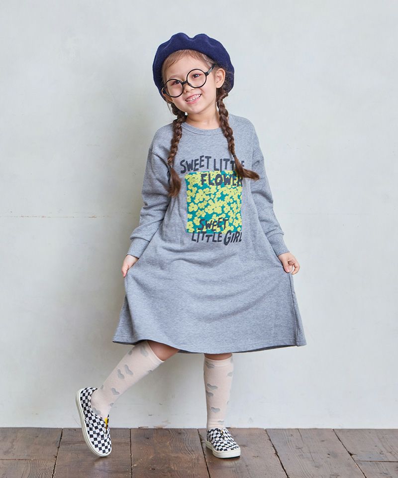 【BURBERR】ロゴ　トレーナーワンピース2歳92 2ピース裏毛ワンピース ｜ ワンピース ｜ 子供服のセレクトショップ