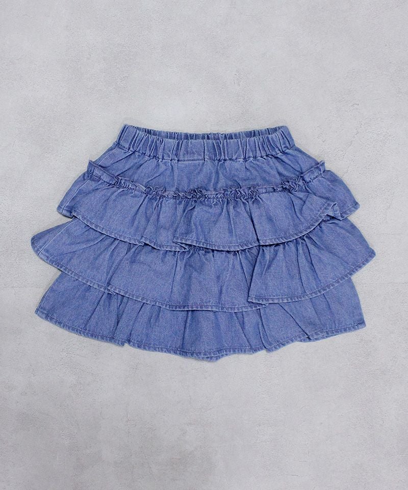 デニムフリルキュロットパンツ ｜ ボトムス ｜ 子供服のセレクト