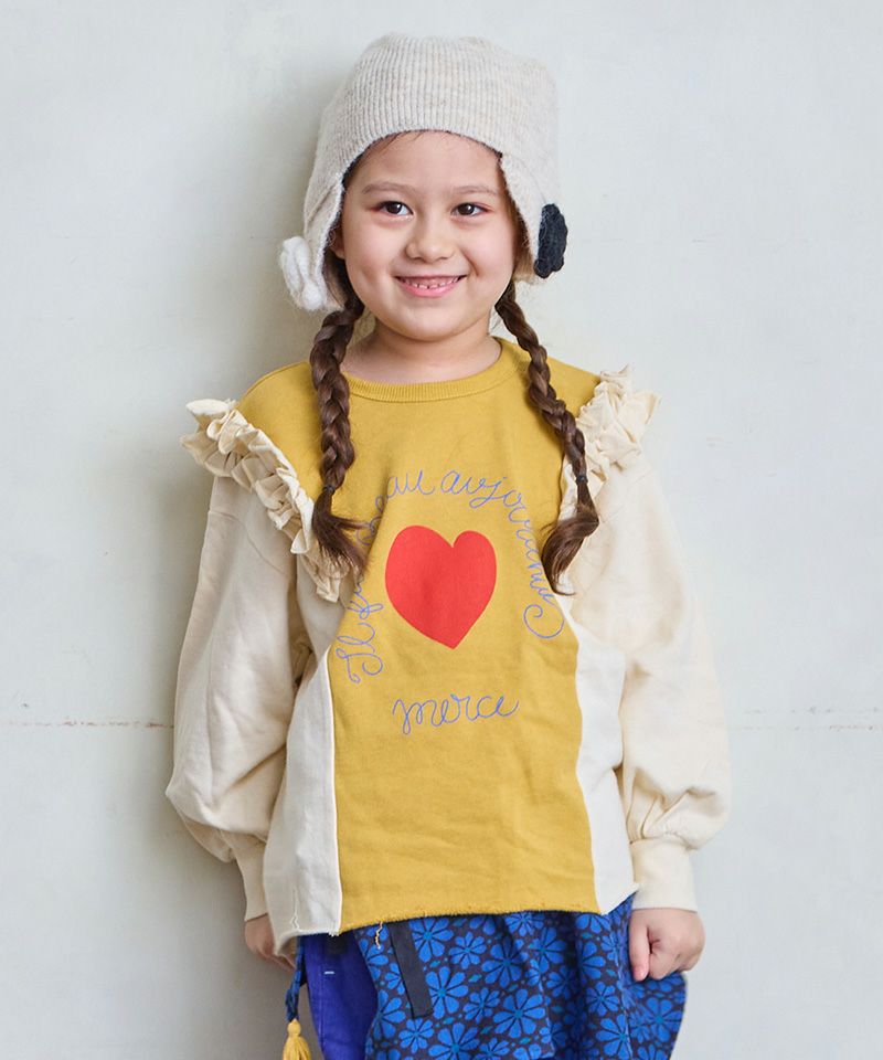 裏毛リメイクフリルスウェット ｜ トップス ｜ 子供服のセレクト