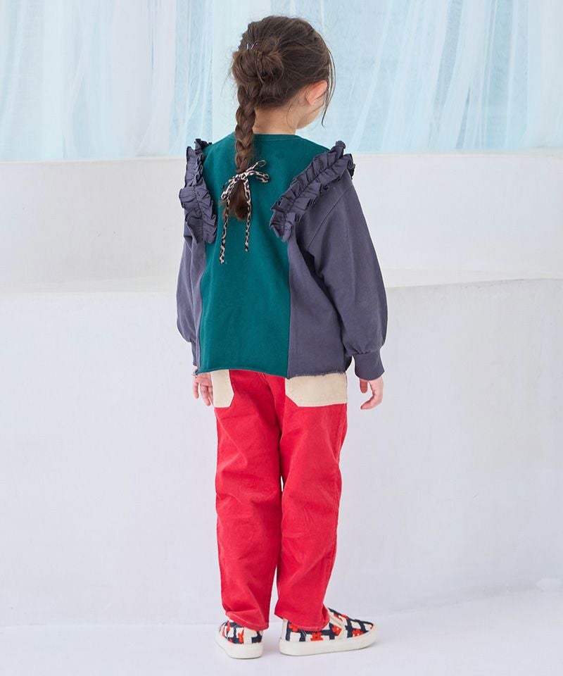 裏毛リメイクフリルスウェット ｜ トップス ｜ 子供服のセレクト
