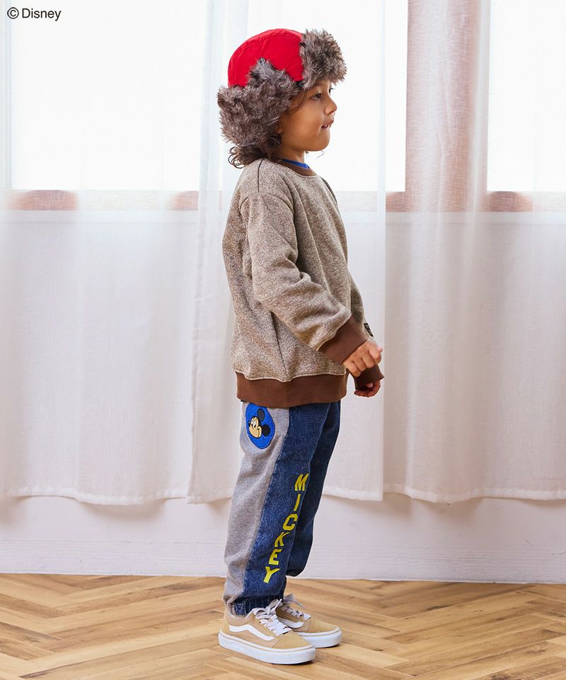 別注】ミッキーマウスデニムスウェットパンツ ｜ ボトムス ｜ 子供服の
