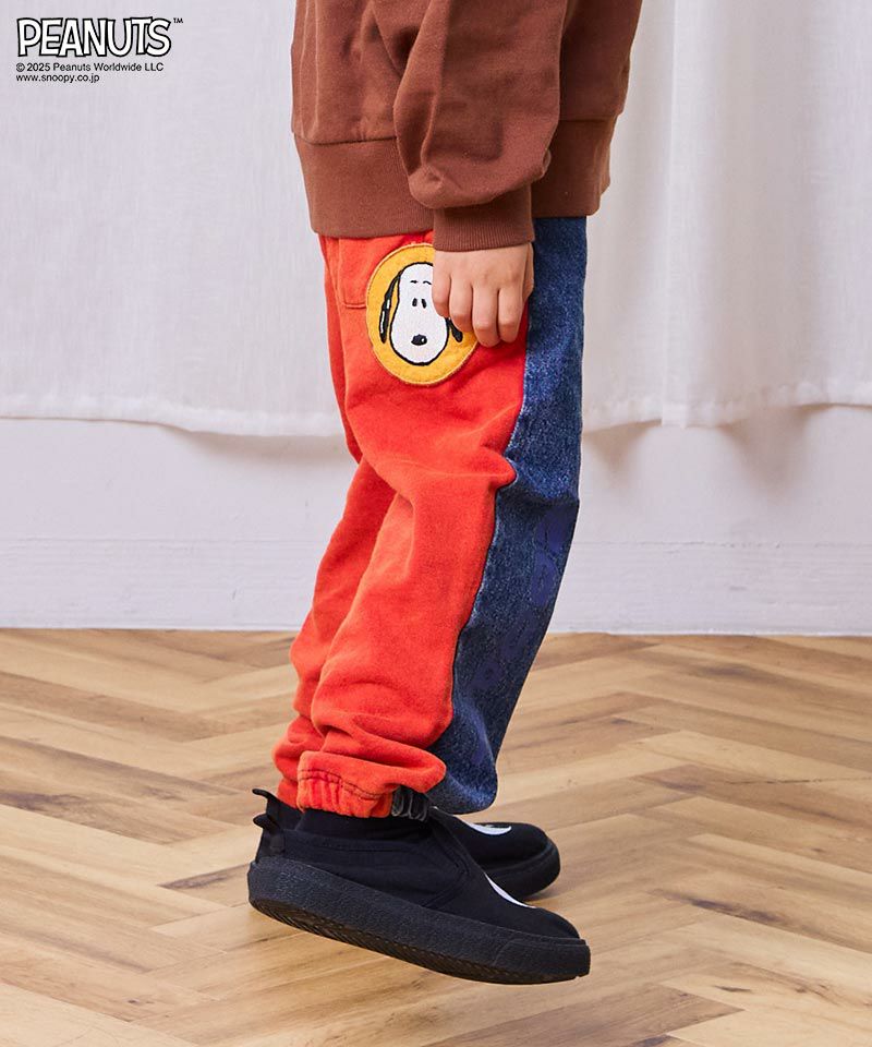 CASTELBAJAC (新品、未使用)スヌーピー 赤 デニムパンツ 別注】スヌーピーデニムスウェットパンツ ｜ ボトムス ｜ 子供服の