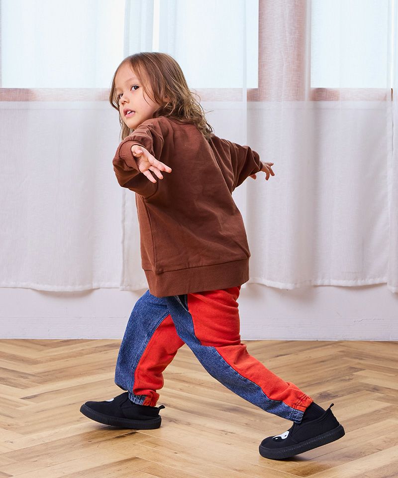 別注】スヌーピーデニムスウェットパンツ ｜ ボトムス ｜ 子供服の