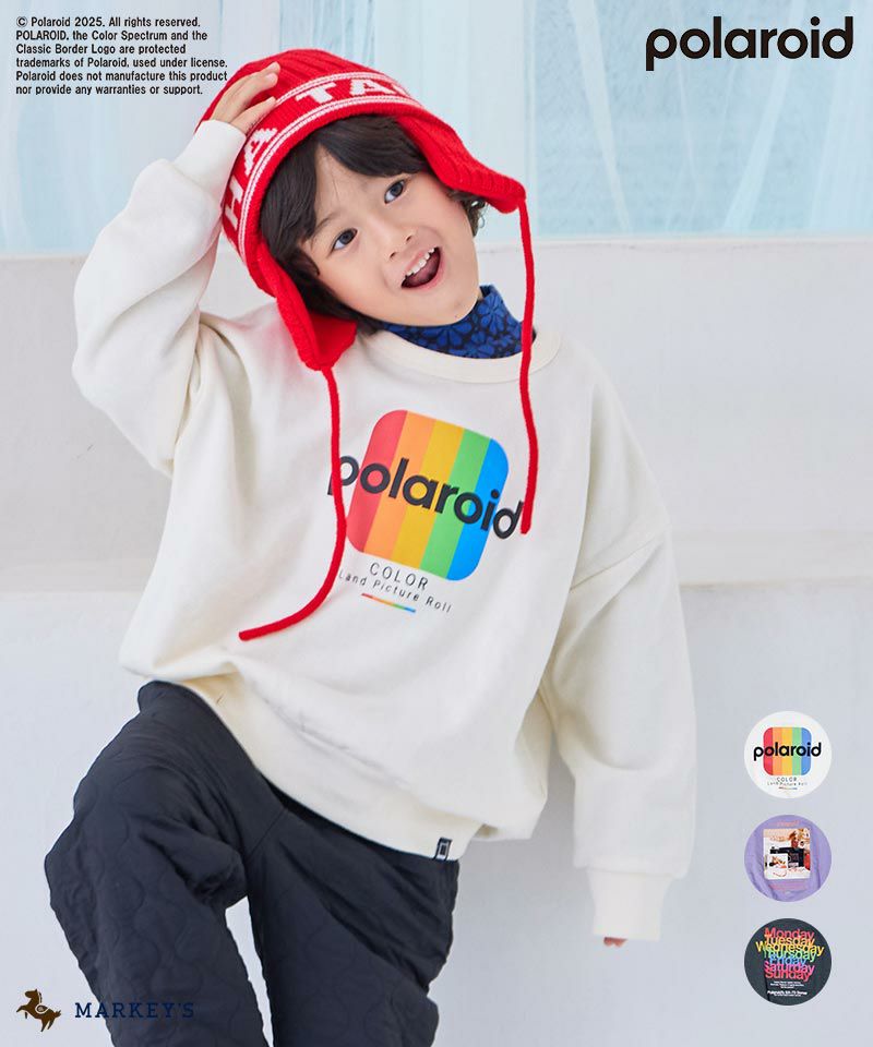 別注】Polaroid プリントトレーナー ｜ トップス ｜ 子供服のセレクト