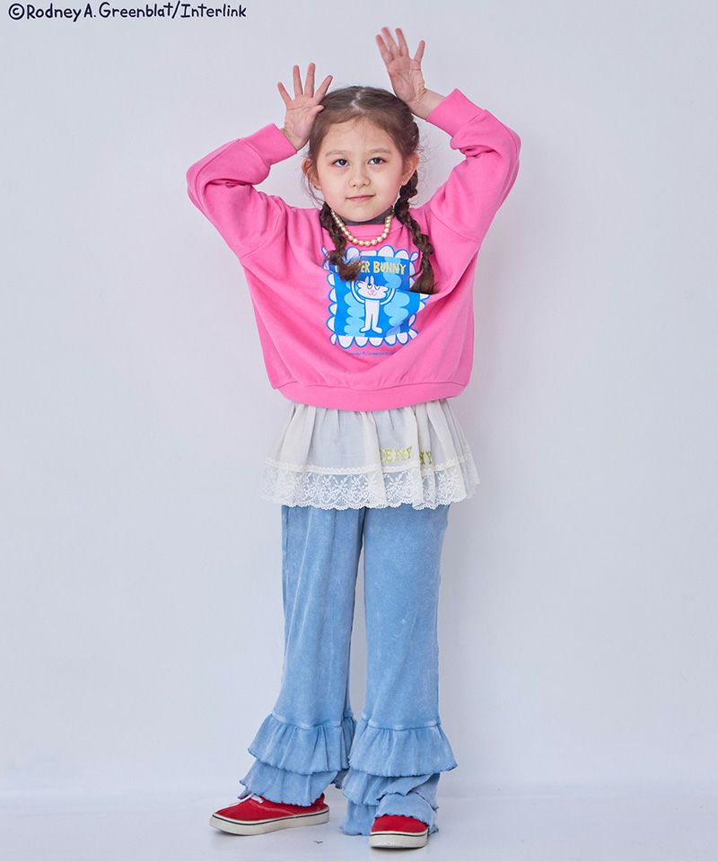 リブフリルティアードパンツ ｜ ボトムス ｜ 子供服のセレクトショップ