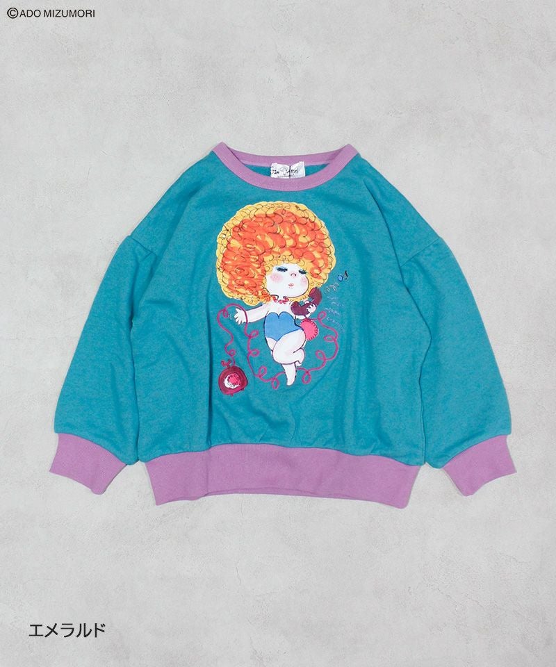 別注】水森亜土 プリントトレーナー ｜ トップス ｜ 子供服のセレクト