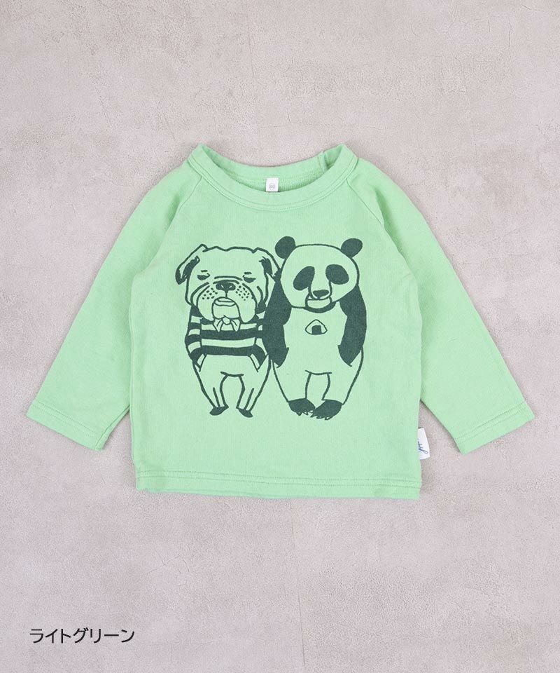TIME SALE】【日本製】パンダプリントトレーナー ｜ トップス ｜ 子供