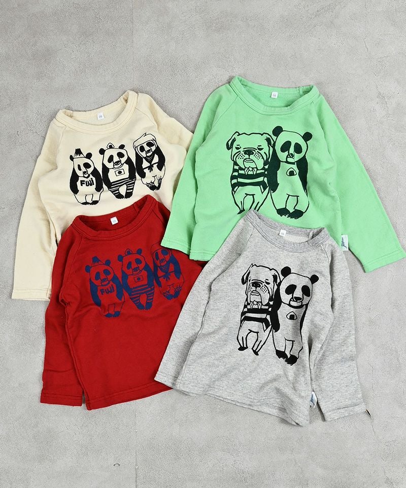 TIME SALE】【日本製】パンダプリントトレーナー ｜ トップス ｜ 子供
