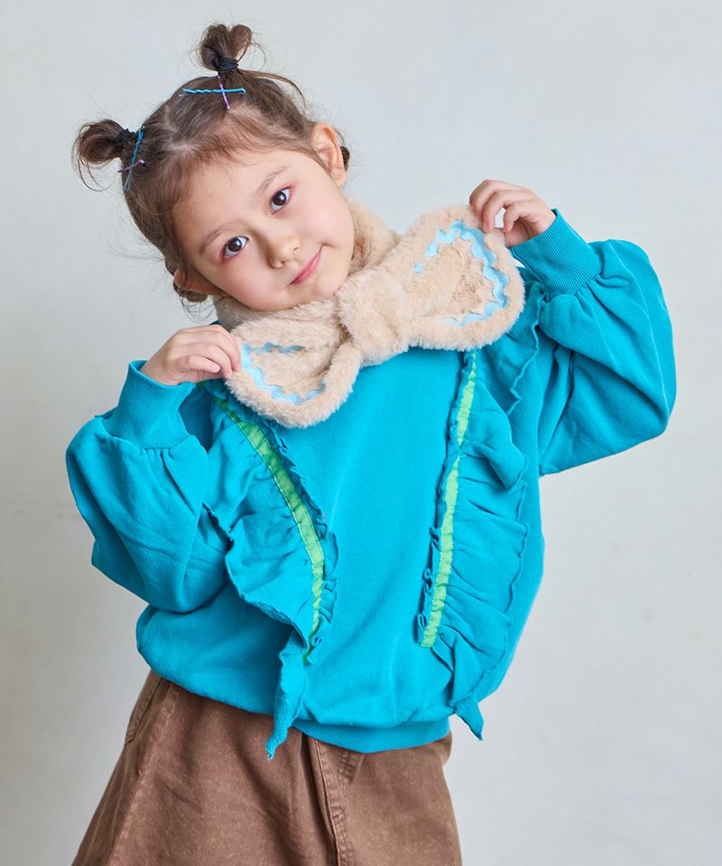 ピグメントフリルスウェット ｜ トップス ｜ 子供服のセレクトショップ