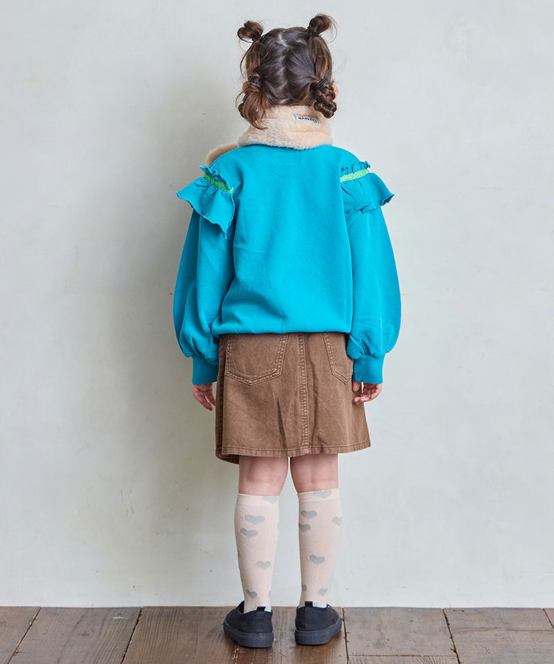ピグメントフリルスウェット ｜ トップス ｜ 子供服のセレクトショップ