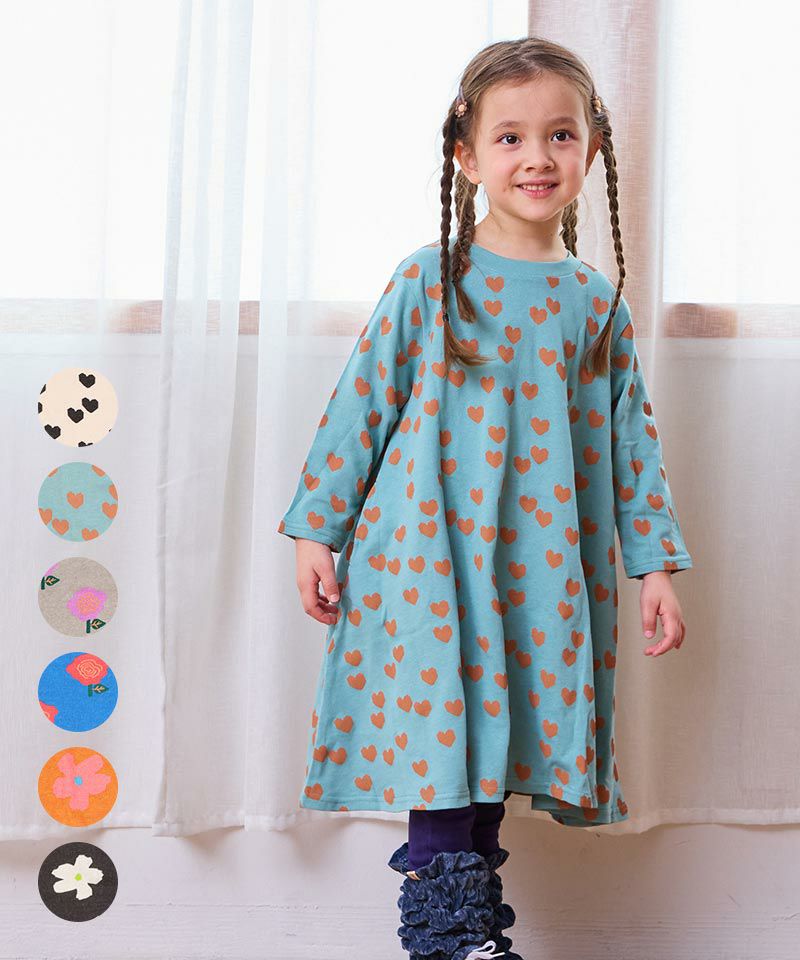 キャンディーペーパー長袖ワンピース ｜ ワンピース ｜ 子供服の