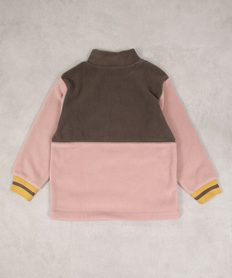 フリースツートンハーフジップトレーナー ｜ トップス ｜ 子供服の