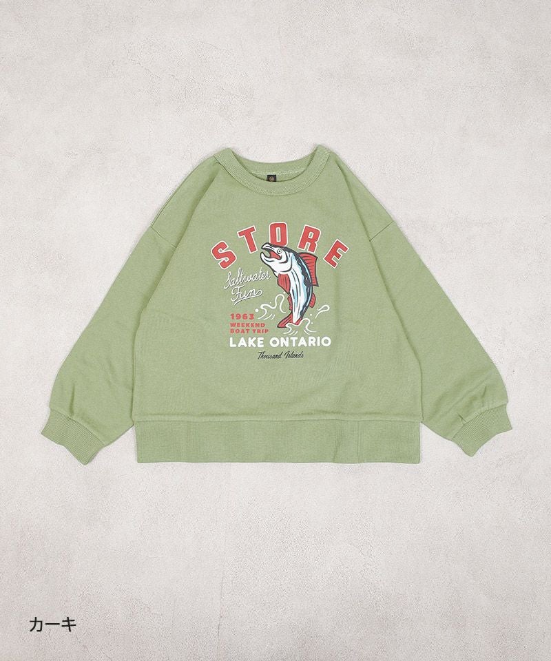 裏毛プリントトレーナー ｜ トップス ｜ 子供服のセレクトショップ