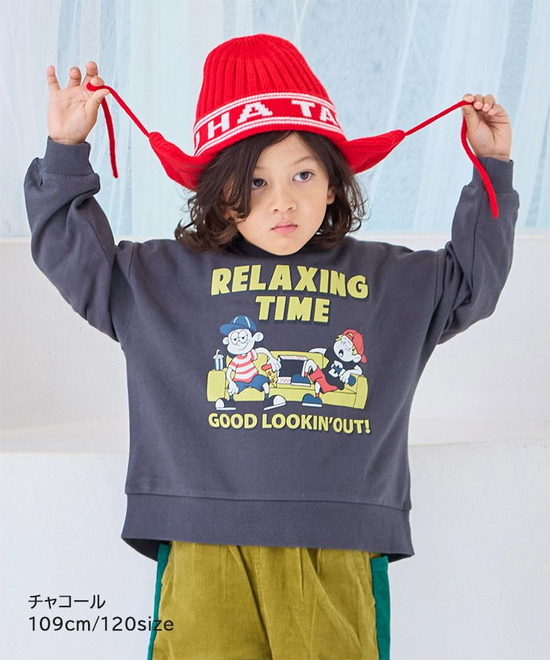 裏毛プリントトレーナー ｜ トップス ｜ 子供服のセレクトショップ