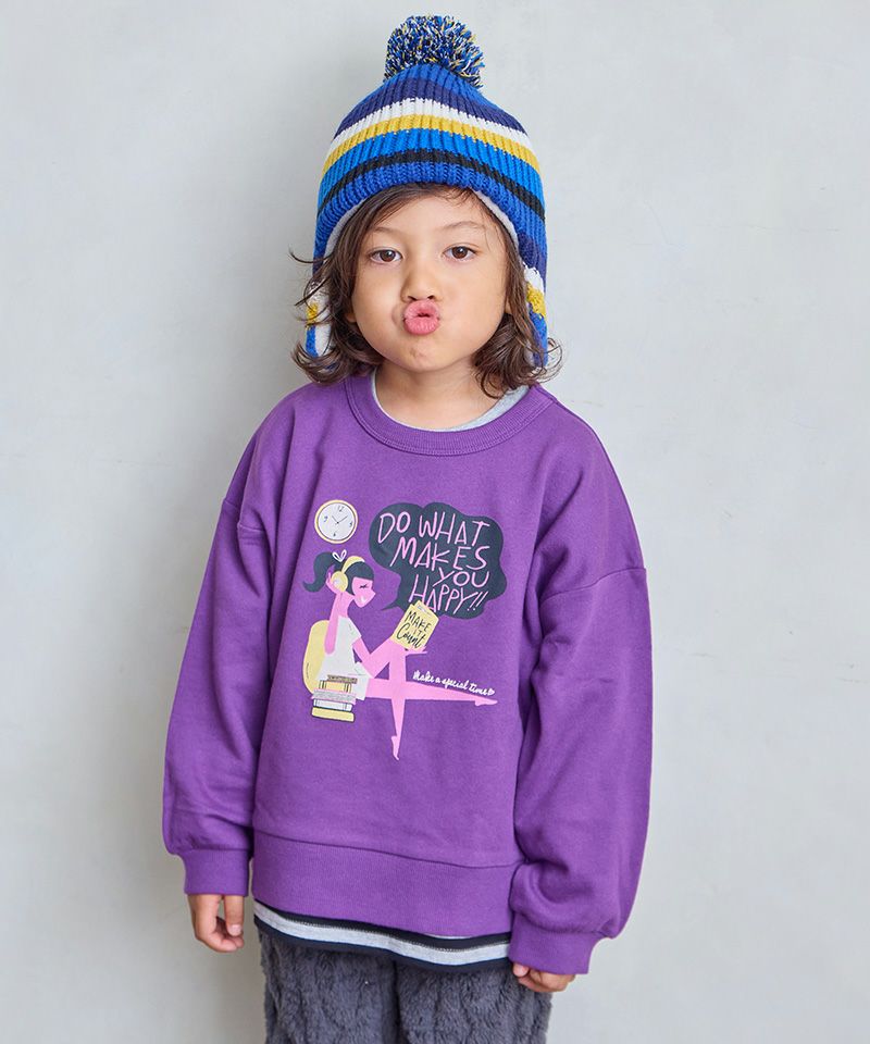 裏毛プリントトレーナー ｜ トップス ｜ 子供服のセレクトショップ