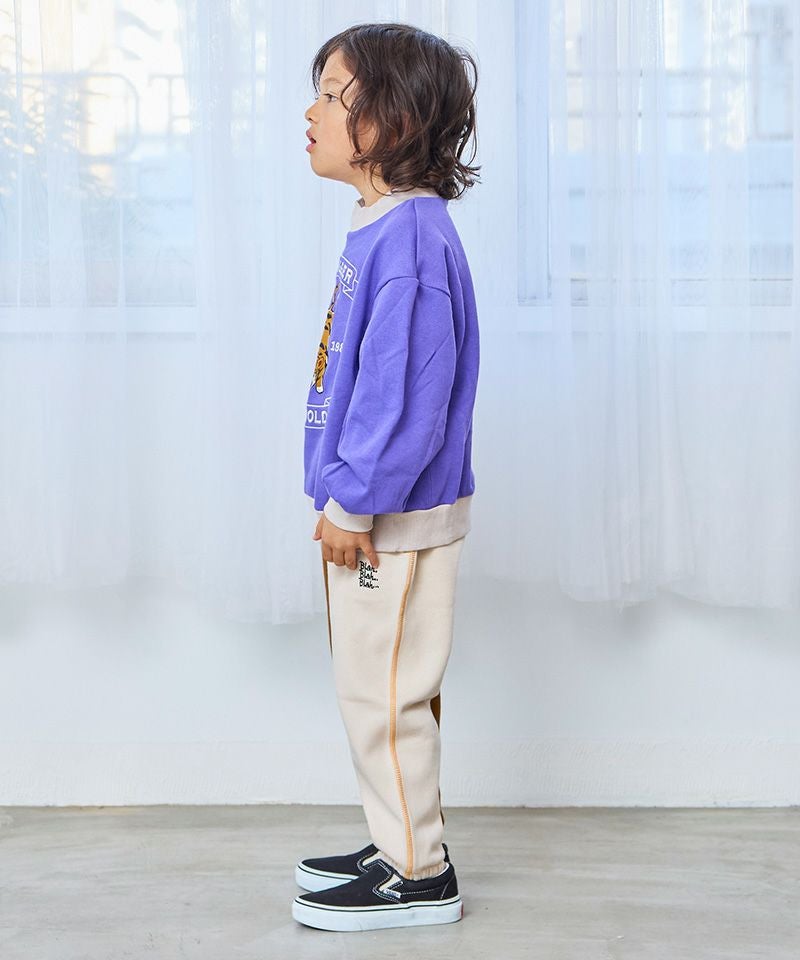 TIME SALE】裏毛動物刺繍脇リブトレーナー／一部店舗限定 ｜ トップス