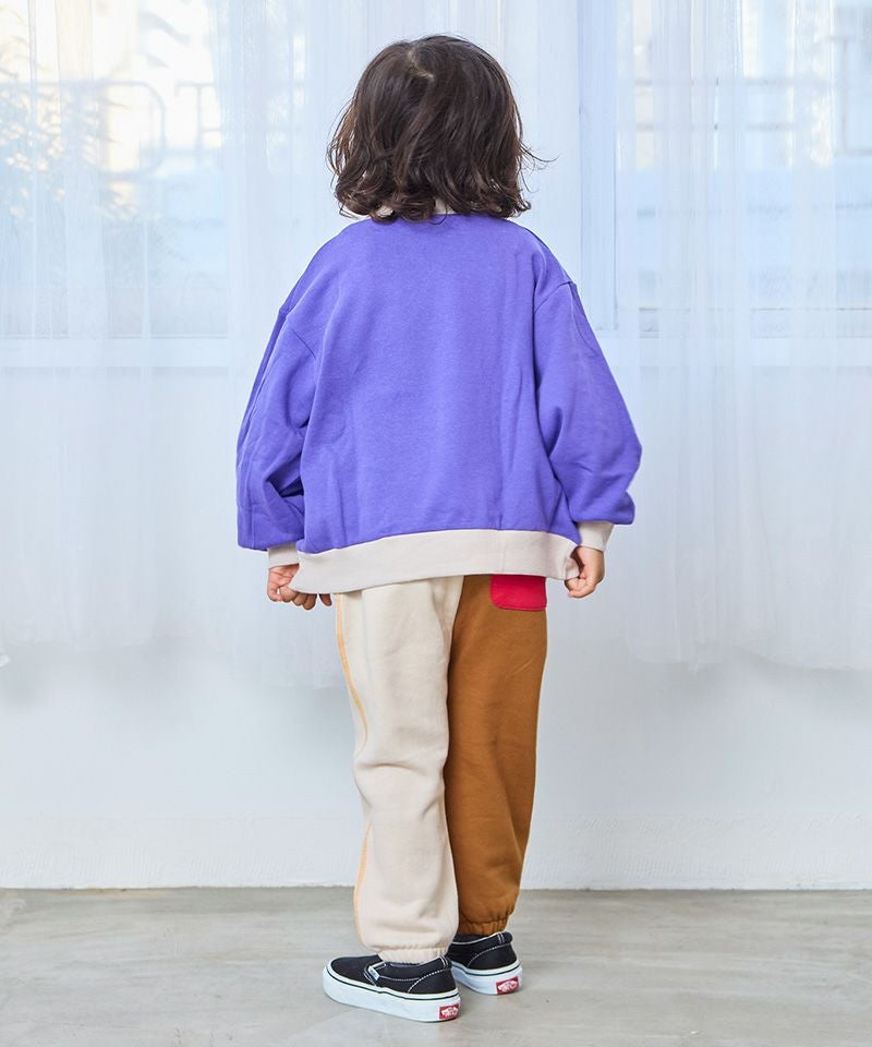 裏毛動物刺繍脇リブトレーナー／一部店舗限定 ｜ トップス ｜ 子供服の