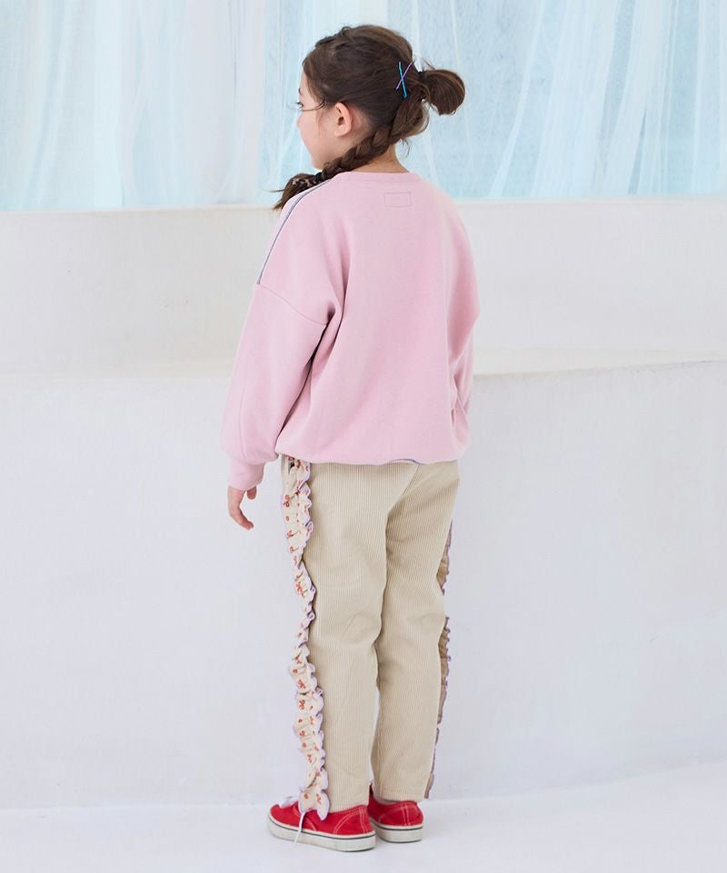 のびっとぬくっとフリルロングパンツ ｜ ボトムス ｜ 子供服のセレクト