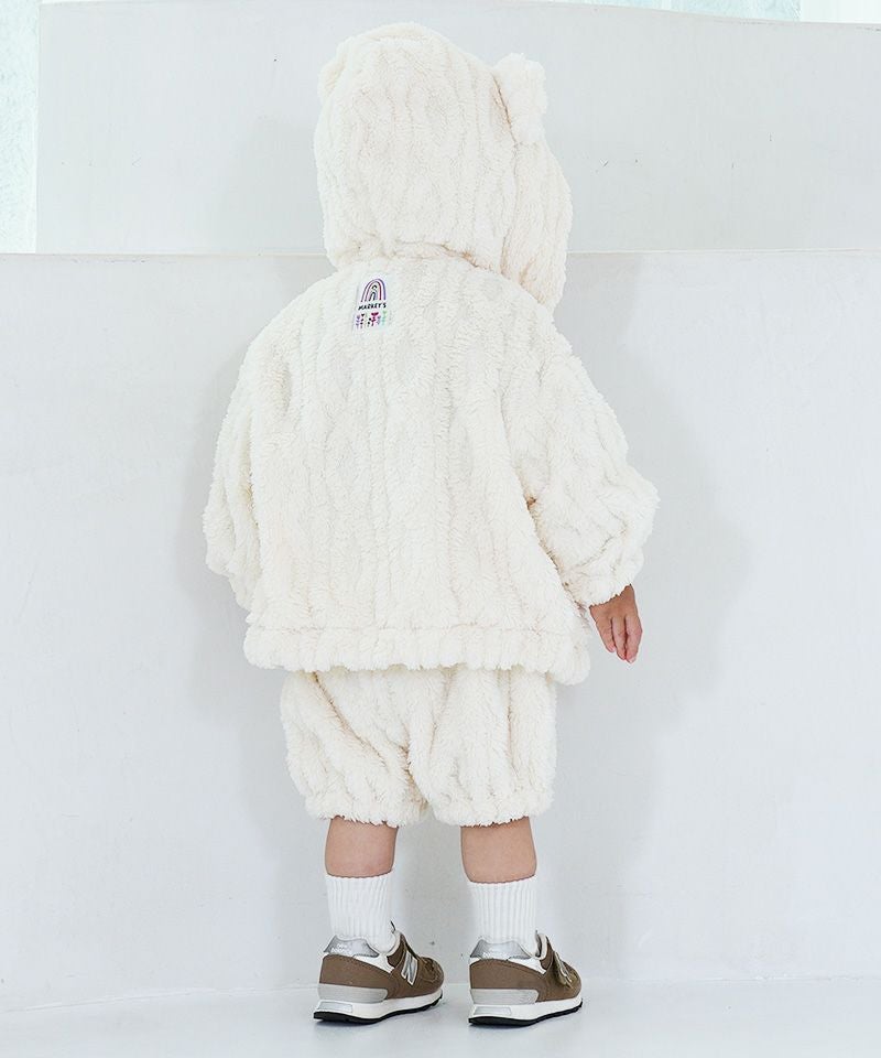 ミミツキケーブルボアジャケット ｜ アウター・ジャケット ｜ 子供服の
