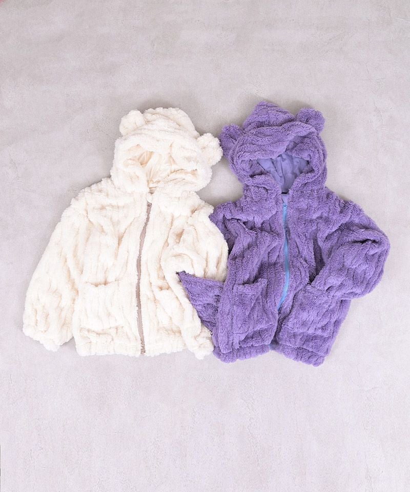 ミミツキケーブルボアジャケット ｜ アウター・ジャケット ｜ 子供服の