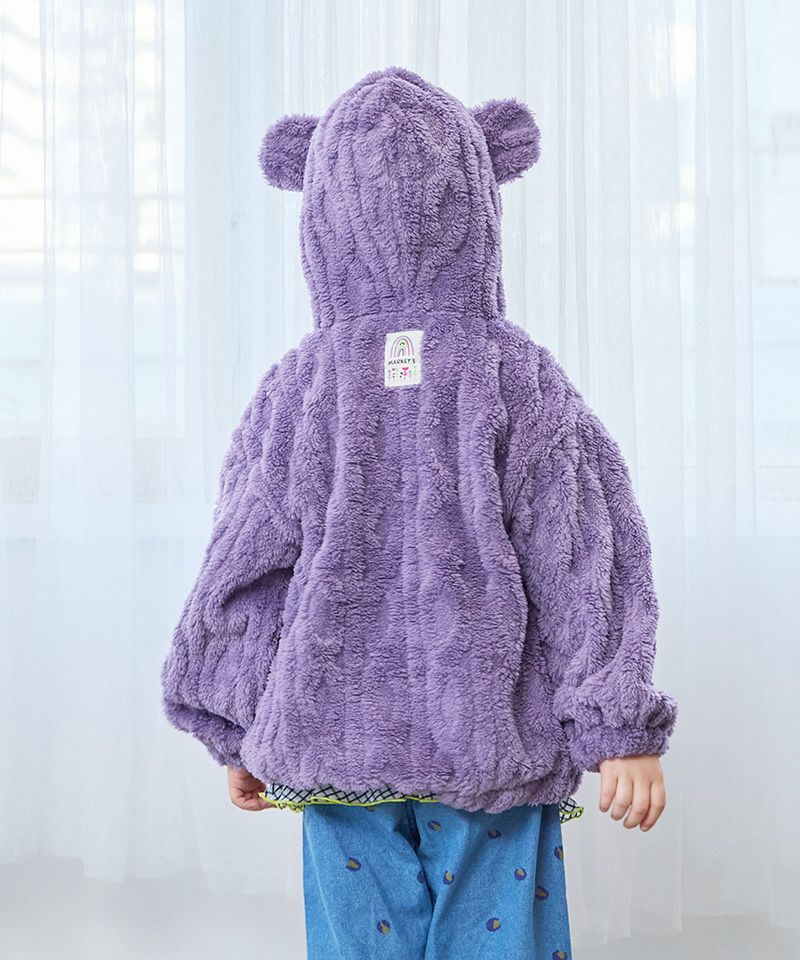 ミミツキケーブルボアジャケット ｜ アウター・ジャケット ｜ 子供服の