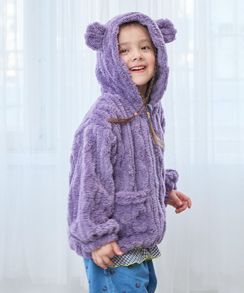 ミミツキケーブルボアジャケット ｜ アウター・ジャケット ｜ 子供服の