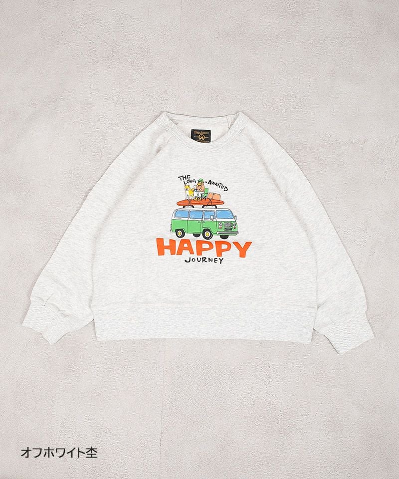 ラグランOUTDOORプリントトレーナー ｜ トップス ｜ 子供服のセレクト