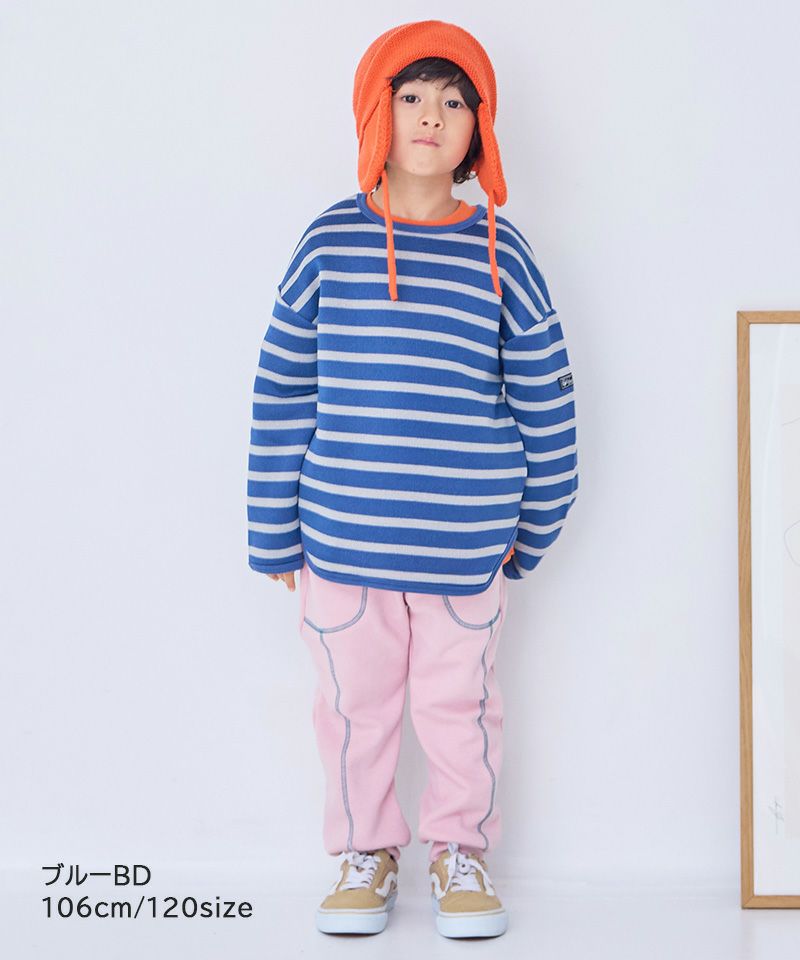 裏起毛ボーダーカットソー ｜ トップス ｜ 子供服のセレクトショップ