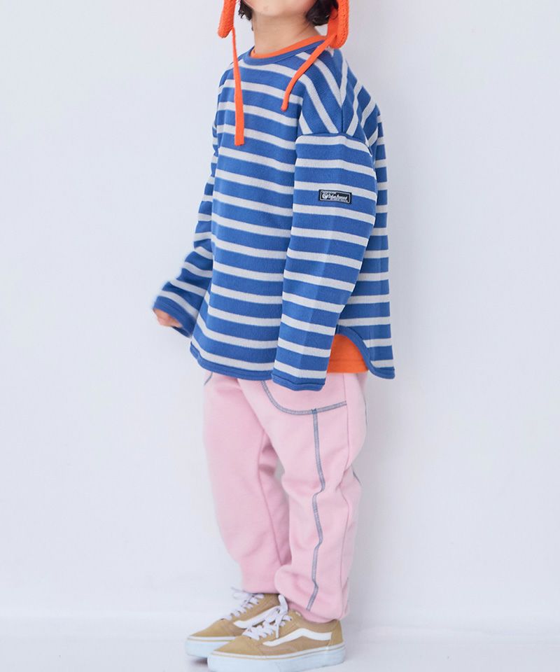 裏起毛ボーダーカットソー ｜ トップス ｜ 子供服のセレクトショップ