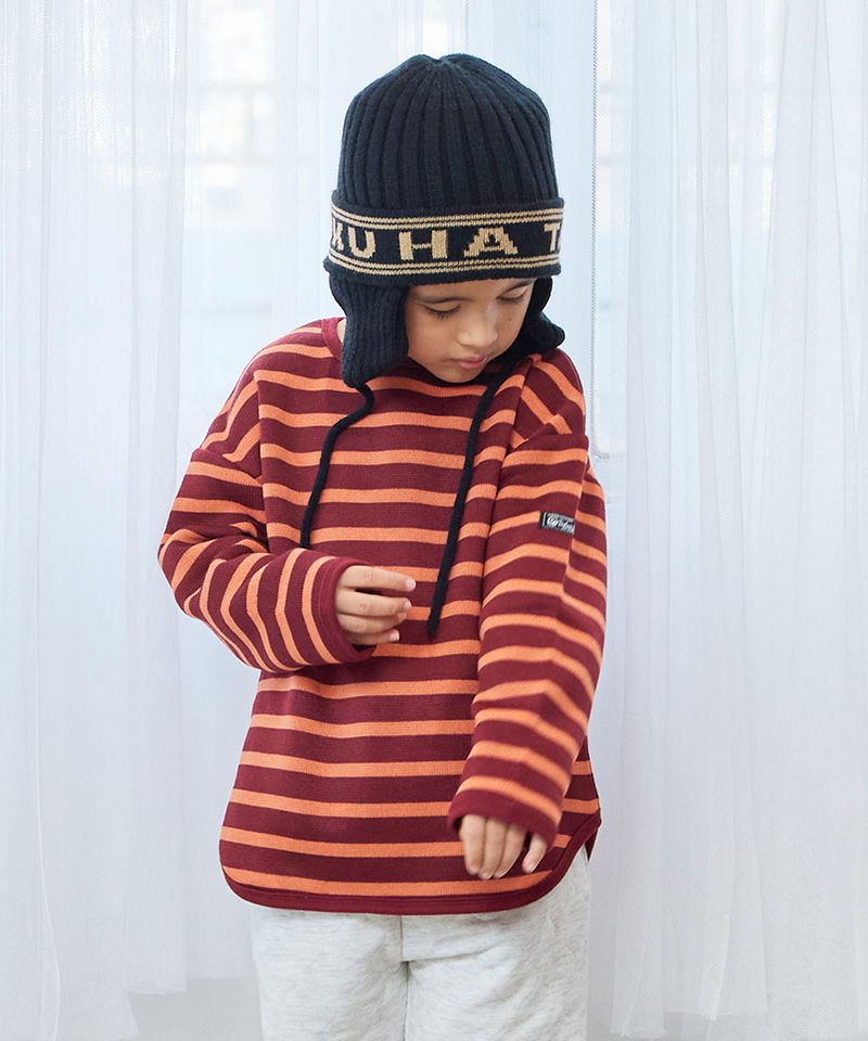 裏起毛ボーダーカットソー ｜ トップス ｜ 子供服のセレクトショップ