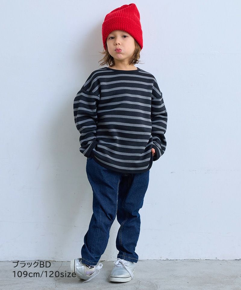 裏起毛ボーダーカットソー ｜ トップス ｜ 子供服のセレクトショップ