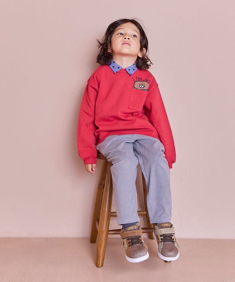 のびっとぬくっと無地ロングパンツ ｜ ボトムス ｜ 子供服のセレクト