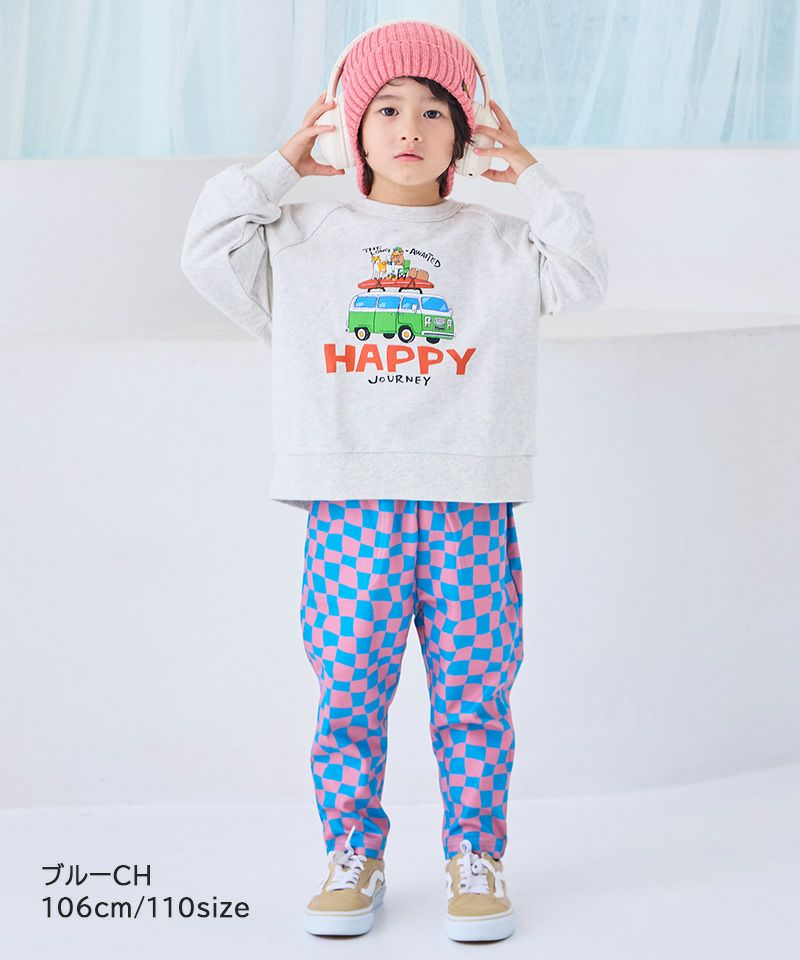 のびっとぬくっと総柄ロングパンツ ｜ ボトムス ｜ 子供服のセレクト