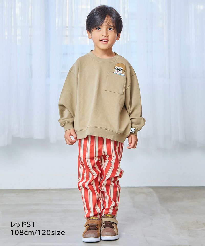 のびっとぬくっと総柄ロングパンツ ｜ ボトムス ｜ 子供服のセレクト