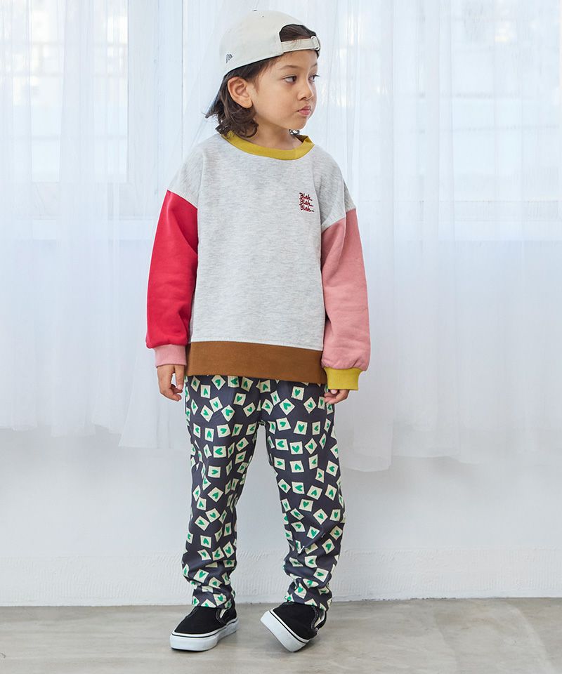 のびっとぬくっと総柄ロングパンツ ｜ ボトムス ｜ 子供服のセレクト