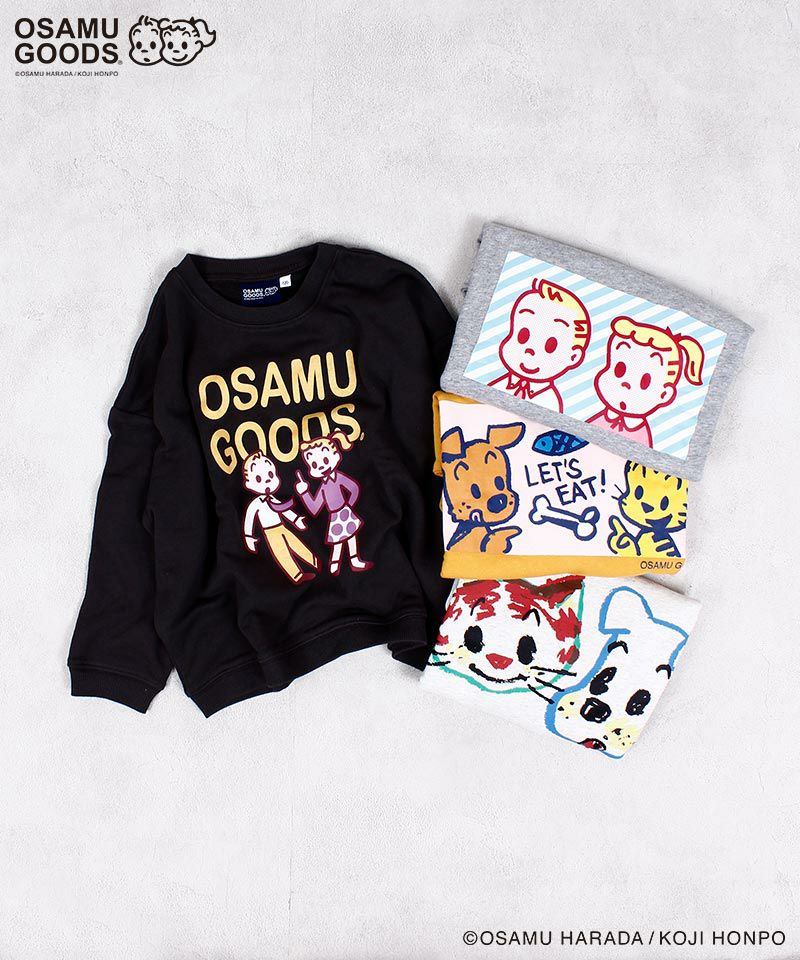 別注】OSAMU GOODS プリントトレーナー ｜ トップス ｜ 子供服の