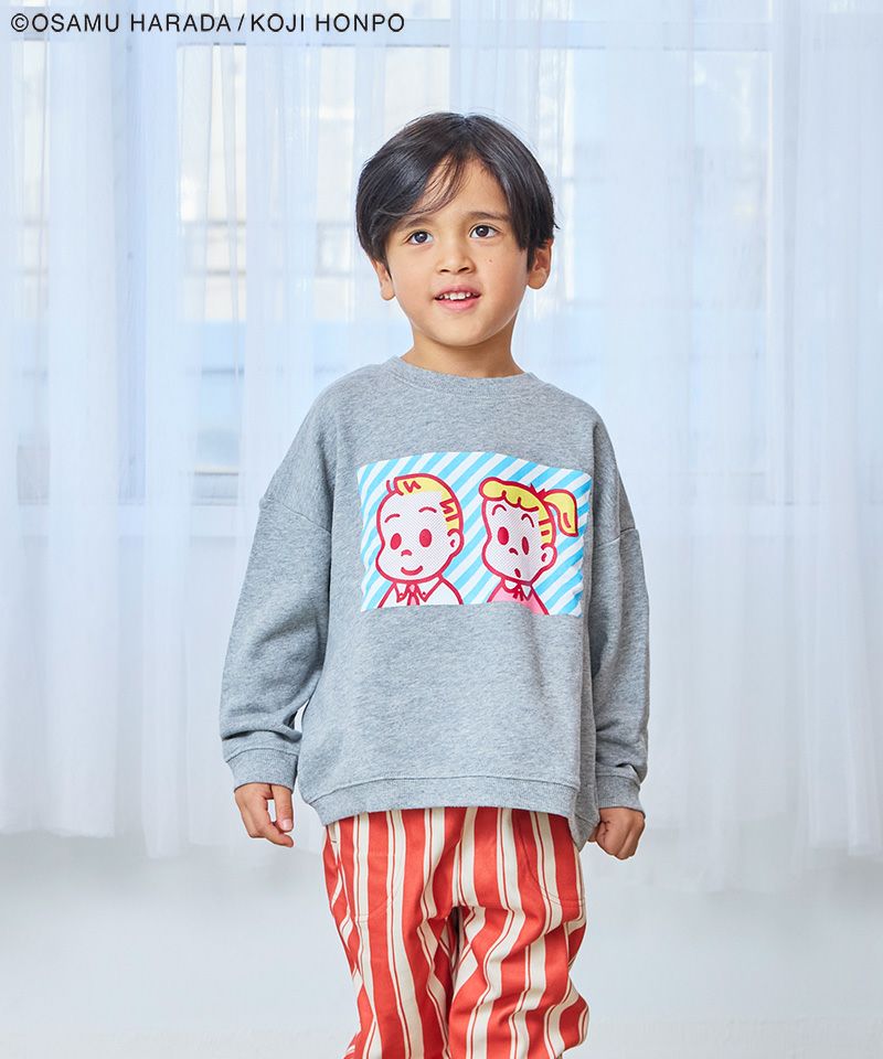 TIME SALE】【別注】OSAMU GOODS プリントトレーナー ｜ トップス