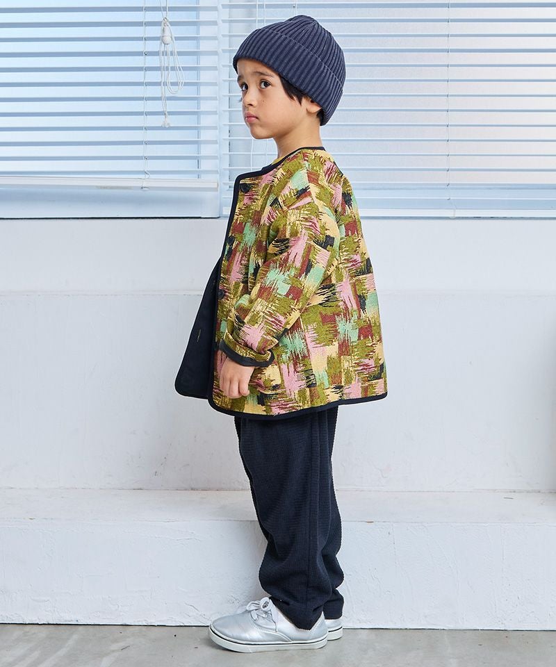 ゴブラン織ノーカラージャケット ｜ アウター・ジャケット ｜ 子供服の