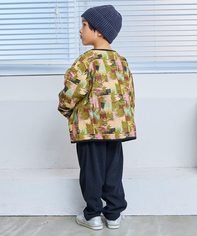 ゴブラン織ノーカラージャケット ｜ アウター・ジャケット ｜ 子供服の