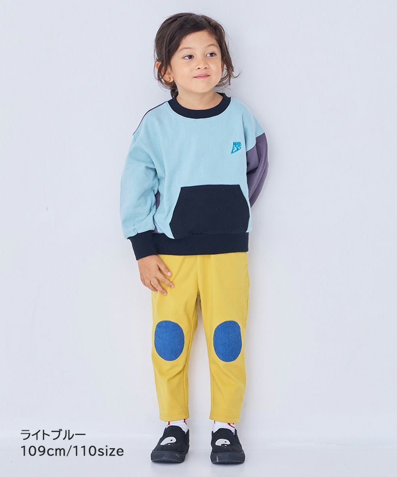 スウェード裏毛切り替えトレーナー ｜ トップス ｜ 子供服のセレクト