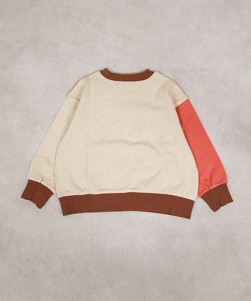 スウェード裏毛切り替えトレーナー ｜ トップス ｜ 子供服のセレクト