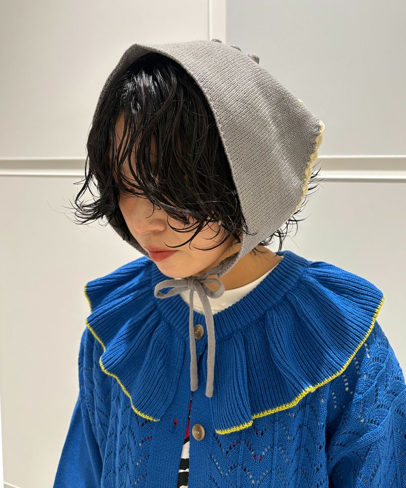 mizukiさん専用 子供服まとめ マシンウォッシャブル】ポンポンフラワーニットバブーシュカ