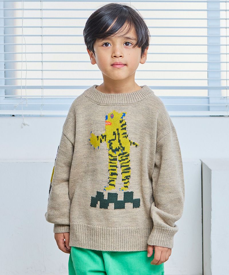 マシンウォッシャブル】クルーネックセーター ｜ トップス ｜ 子供服の