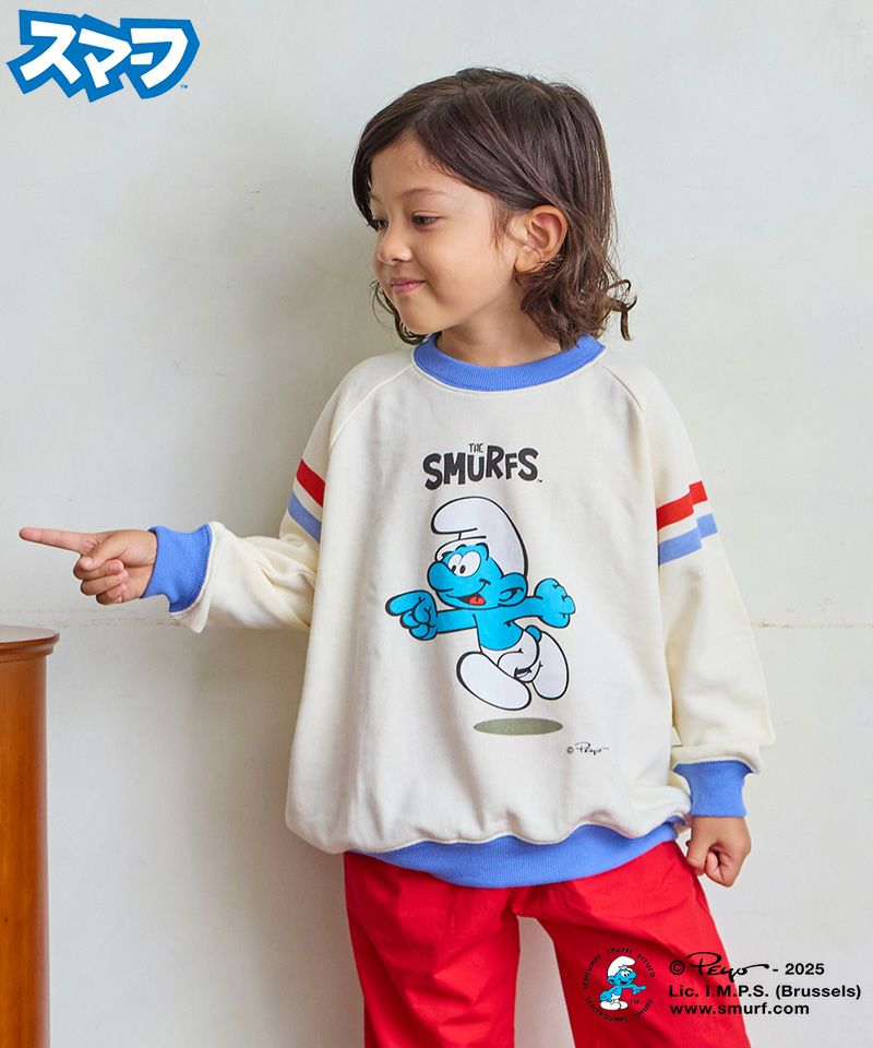 別注】スマーフ プリントトレーナー ｜ トップス ｜ 子供服のセレクト