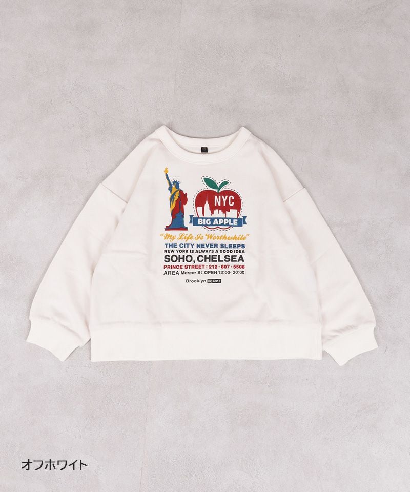 裏毛グラフィックトレーナー ｜ トップス ｜ 子供服のセレクトショップ