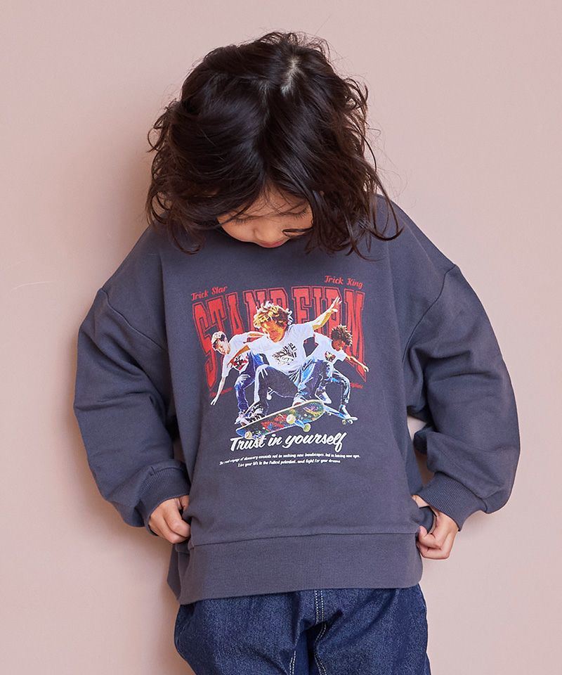 TIME SALE】裏毛グラフィックトレーナー ｜ トップス ｜ 子供服の