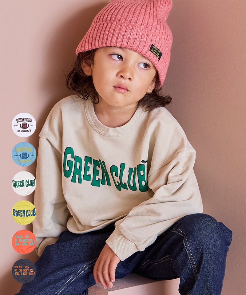 TIME SALE】裏毛カレッジスウェット ｜ トップス ｜ 子供服のセレクト