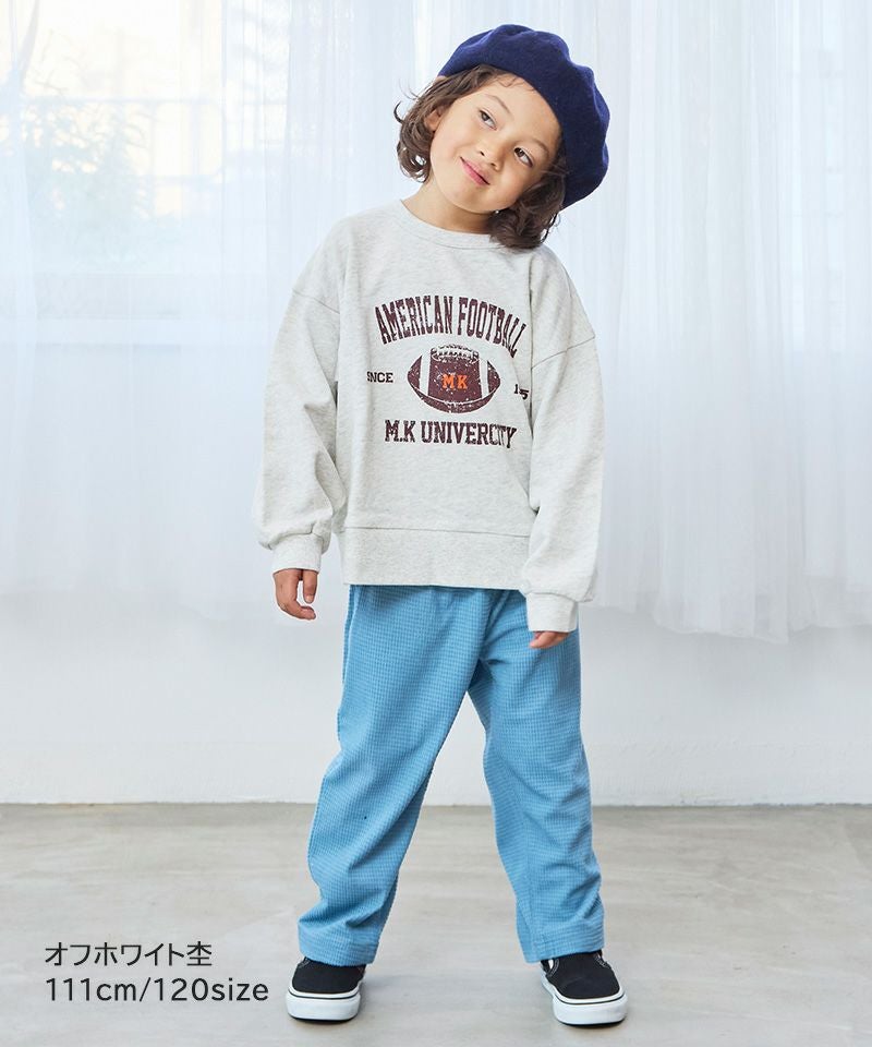 裏毛カレッジスウェット ｜ トップス ｜ 子供服のセレクトショップ